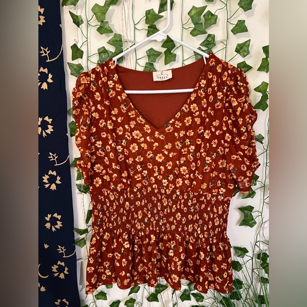 Baby doll floral top